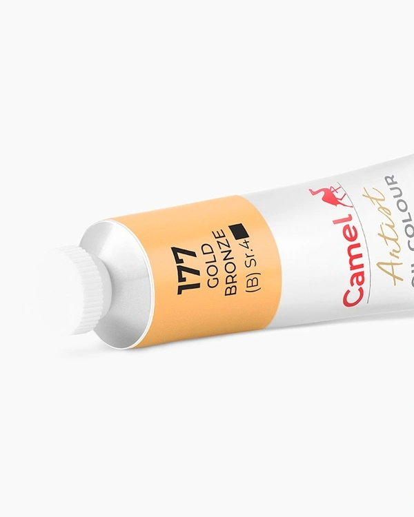 Camel Artist Oil Colours Individual tube of Gold Bronze in 40 ml