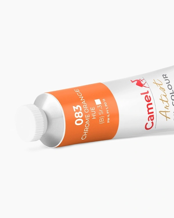 Camel Artist Oil Colours Individual tube of Chrome Orange Hue in 40 ml