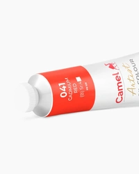 Camel Artist Oil Colours Individual tube of Cadmium Red in 40 ml
