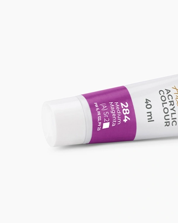CAMEL Camel Artist Acrylic Colours Individual tube of Medium Magenta in 40 ml