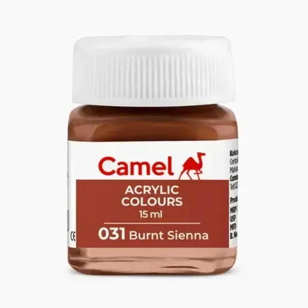 Camel Fabric Colour ( 031 Burnt Sienna ) 15 ml 10 pieces