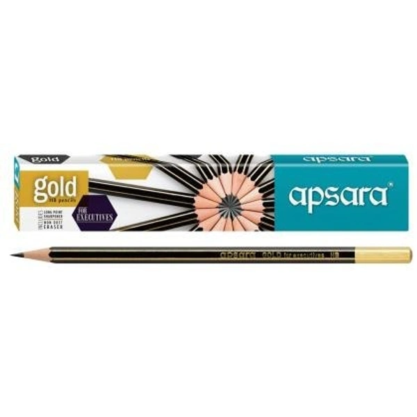 Apsara gold Pencils 10 Pc (Carton)