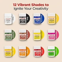 Camel Acrylic Ultra Colour – 12 Rich Shades (10ml each)