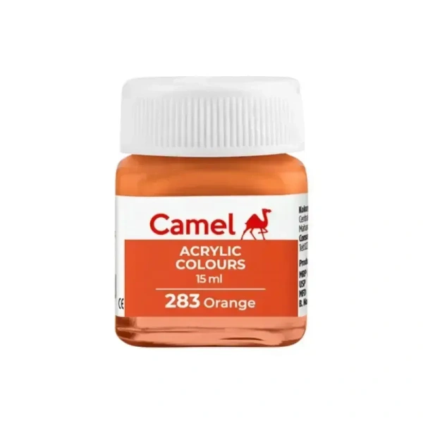 Camel Fabric Colour ( 283 Orenge ) 15 ml 10 pieces