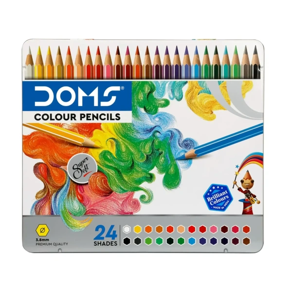 DOMS Colour Pencil  24 Shades 