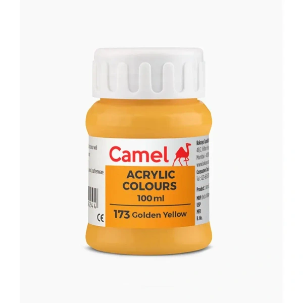 Camel Fabric Colour ( 173 Golden Yellow ) 100 ml