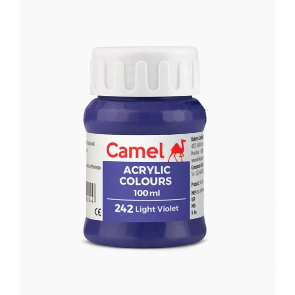 Camel Fabric Colour ( 242 Light Violet ) 100 ml