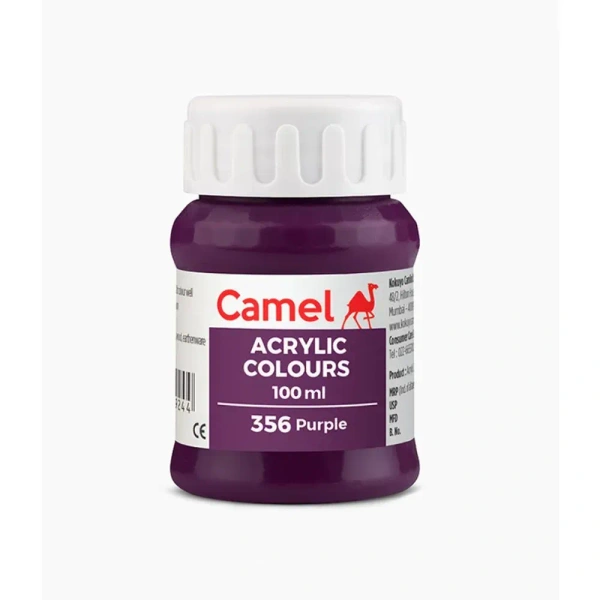 Camel Fabric Colour ( 356 Purple ) 100 ml