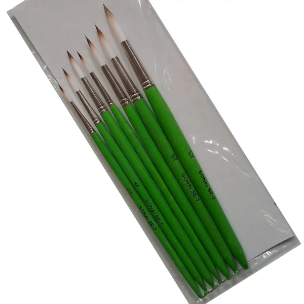 Sonai synthetic hair Brush 0,2,4,6,8,10,12 No.