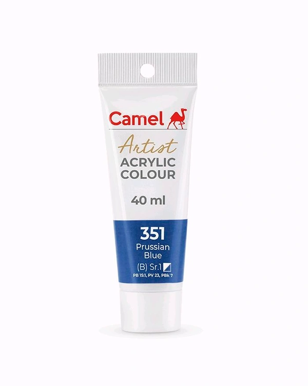 CAMEL Camel ARTIST ACRYLIC TUBE OF PRUSSIAN BLUE, 40 ML