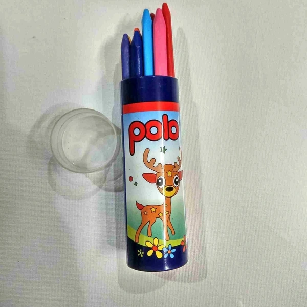 Polo Plastuc Crayons Oil Pastel (12 Shades )