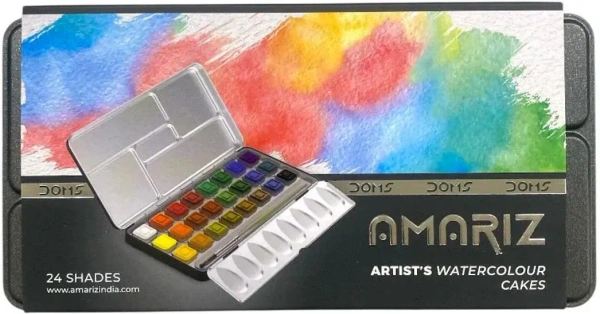 DOMS Amariz Artist Watercolor Cake 24 Shades