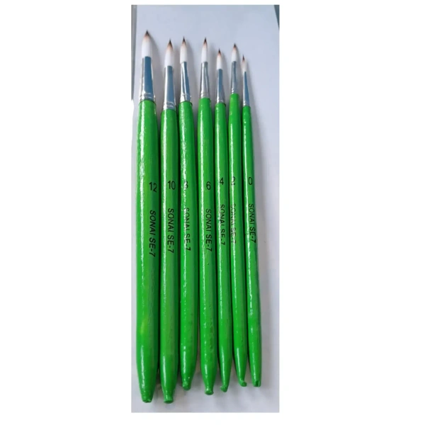 Sonai synthetic hair Brush 0,2,4,6,8,10,12 No.