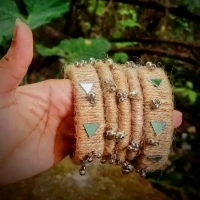 Bangles made of jute rope - 22,  24,  26