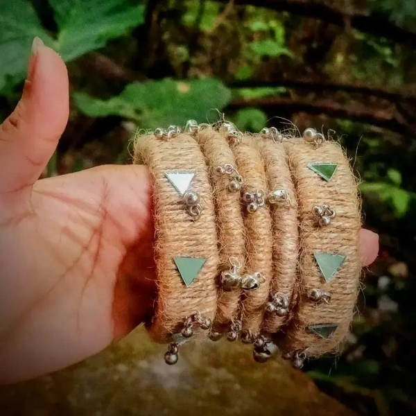 Bangles made of jute rope - 22,  24,  26