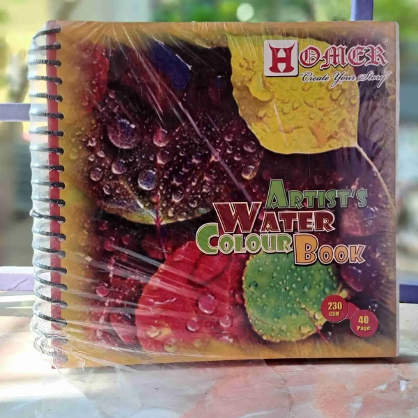 Homer Artist's Water Colour Book Square