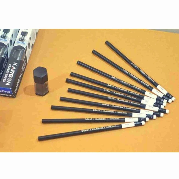DOMS KARBON ERASER TIPPED PENCIL BOX