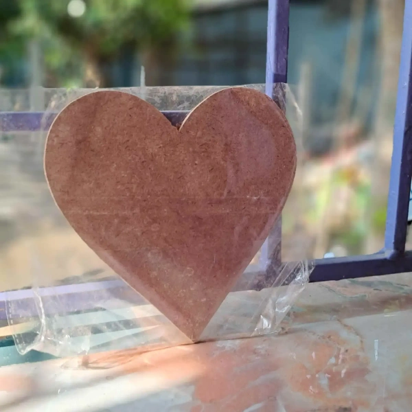 Heart MDF Board 4 Inch