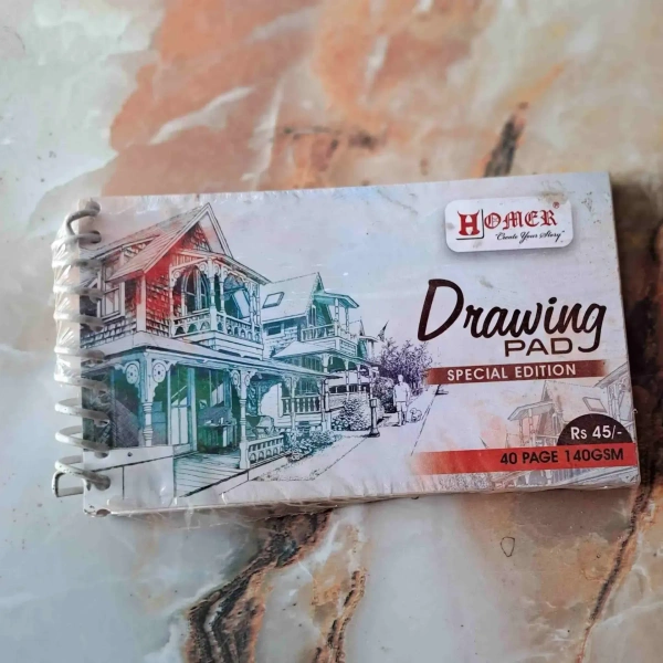 Homer Drawing Pad Small 40 Page