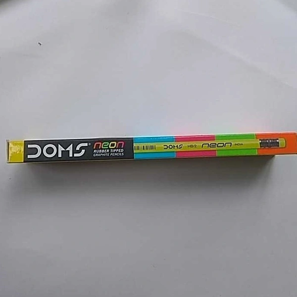 Doms Neon Rubber Tipped Graphite Pencil