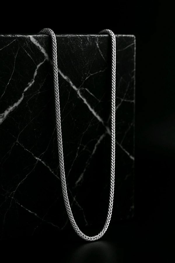SILVER ROPE CHAIN - Silver, Long