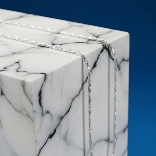 PREMIUM THIN SILVER CHAIN - Long, Silver