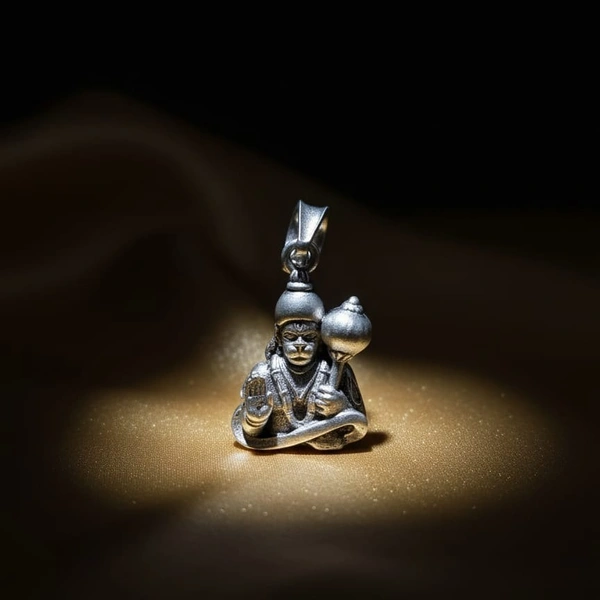 DIVINE HANUMAN LOCKET - -, Silver
