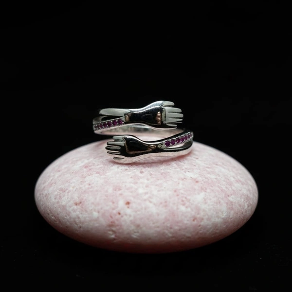 ELEGANT AFFECTION RING - -, Silver