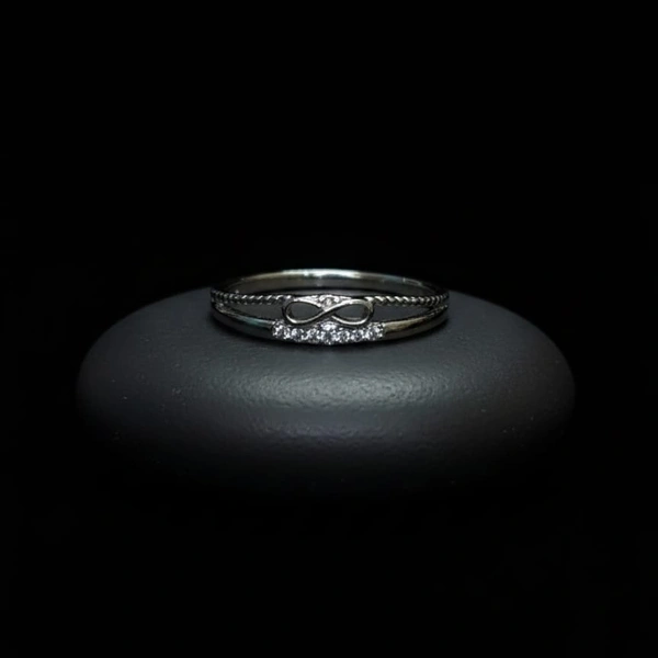 SILVER INFINITY RING - -, Silver