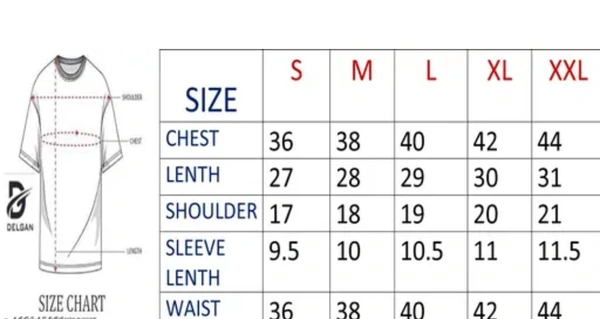 Trendy Black Colour Printed Half-sleeve T-shirts for Men - XL