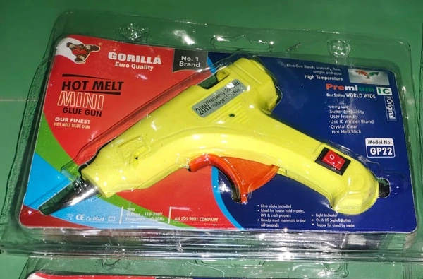 20 WATT GORILLA HOT MELT GLUE GUN - yellow