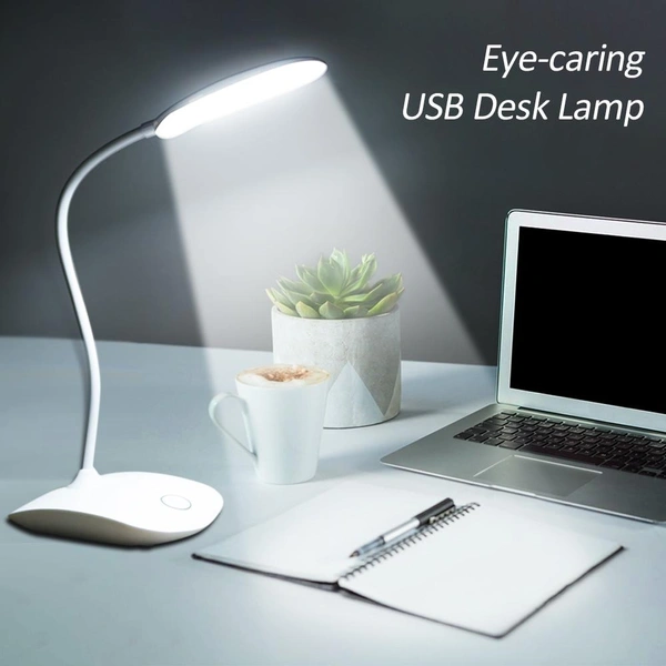 DESK LAMP TOUCH WHITE - white