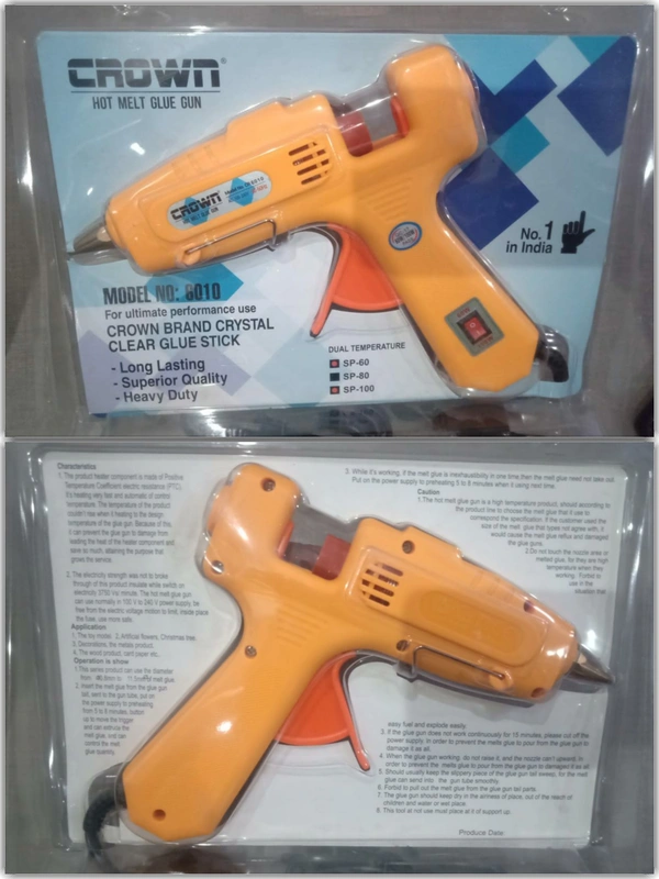 CROWN GLUE GUN 60W/100W - MODEL NO: 6010