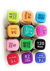 TWIN HEAD SKETCH MARKER (SET OF 12)