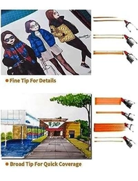 TWIN HEAD SKETCH MARKER (SET OF 12)