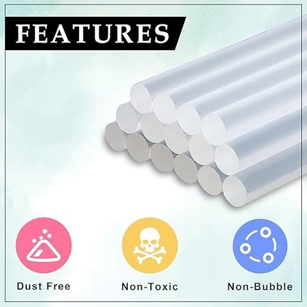 Glue stick 7mm 6inch Transparent 4250PB (PACK OF 170PC)