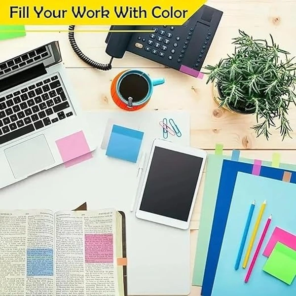 GLUN TRANSPARENT STICKY NOTES 250 SHEETS