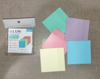 GLUN TRANSPARENT STICKY NOTES 250 SHEETS