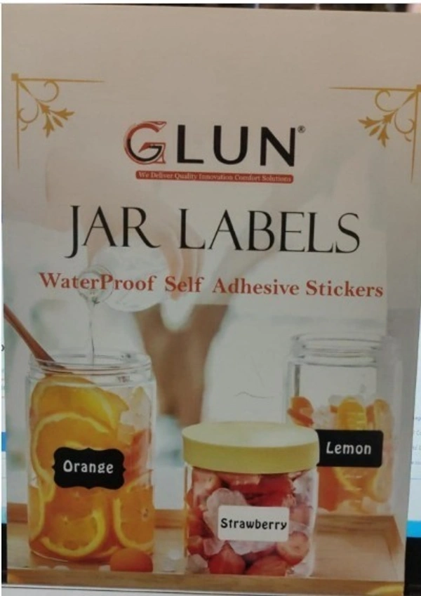 GLUN JAR LABELS PRINTED ENVELOPE 13X14