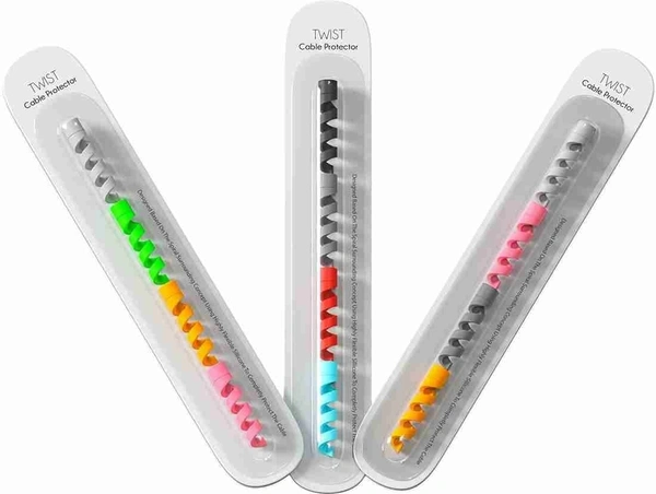 SPIRAL CABLE PROTECTOR (SET OF4)