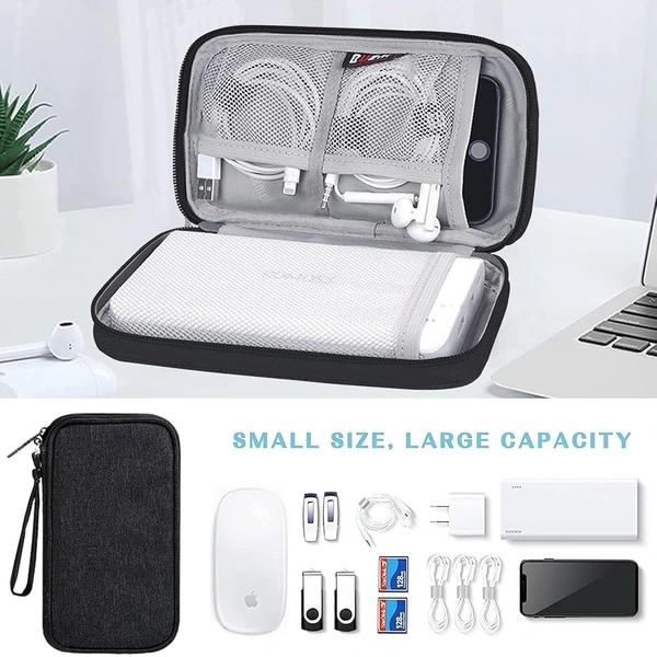  TRAVEL  ACCESSORIES BAG BLACK 19X10X2