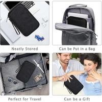  TRAVEL  ACCESSORIES BAG BLACK 19X10X2