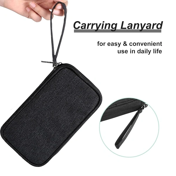  TRAVEL  ACCESSORIES BAG BLACK 19X10X2
