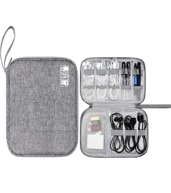 TRAVEL ACCESSORIES BAG GREY 25X19X2
