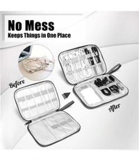 TRAVEL ACCESSORIES BAG GREY 25X19X2