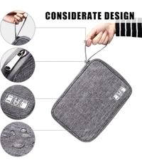 TRAVEL ACCESSORIES BAG GREY 25X19X2