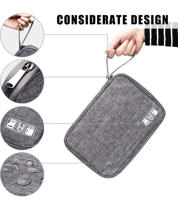 TRAVEL ACCESSORIES BAG GREY 25X19X2