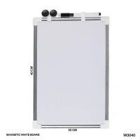 WHITE BOARD MAGNETIC 30X40 MDF