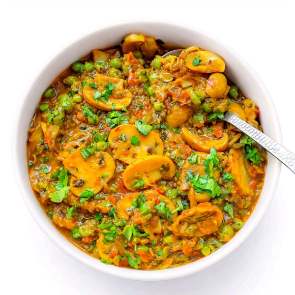 Mushroom  Masala full Plate 