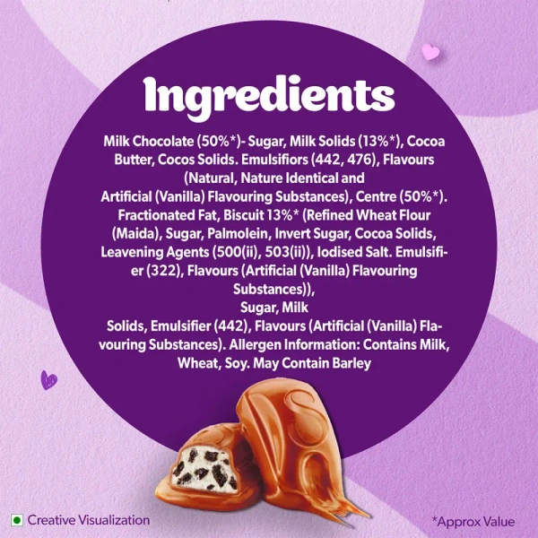 Cadbury Dairy Milk Silk Oreo Filled Bar - 124g